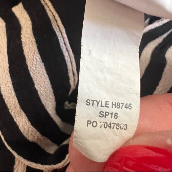 MADEWELL Plumeria Cutout Jumpsuit Striped Floral Ruffle Strap Size 2 - Picture 12 of 14